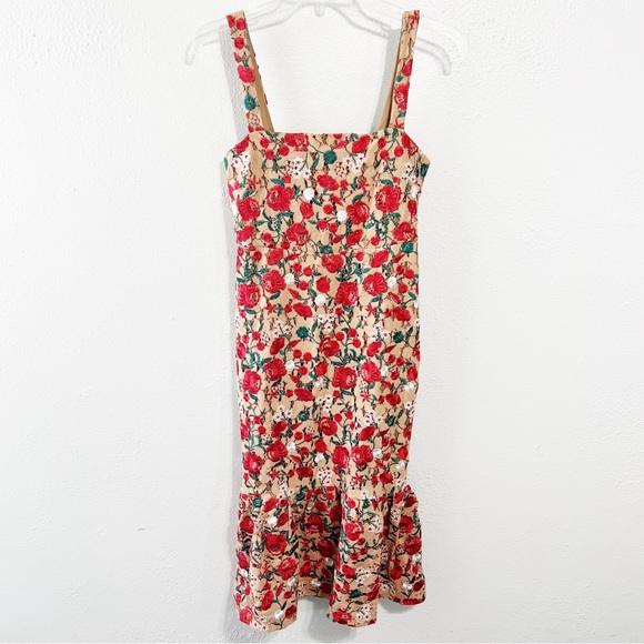 Lovers + Friends Dresses & Skirts - Lovers + Friends Revolve floral lace mermaid style dress xs